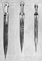 Ножи и кинжалы военных, морских и гражданских чинов 1800-1917 годов, кинжал кривой солдатский, кинжал-бебут образца 1907 года