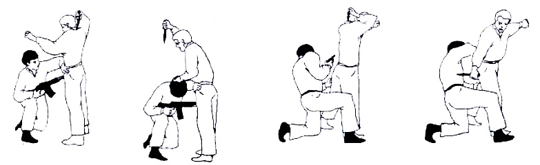Осмотр и обыск задержанного, способы поверхностного осмотра и обыска в положении стоя, на коленях и лежа