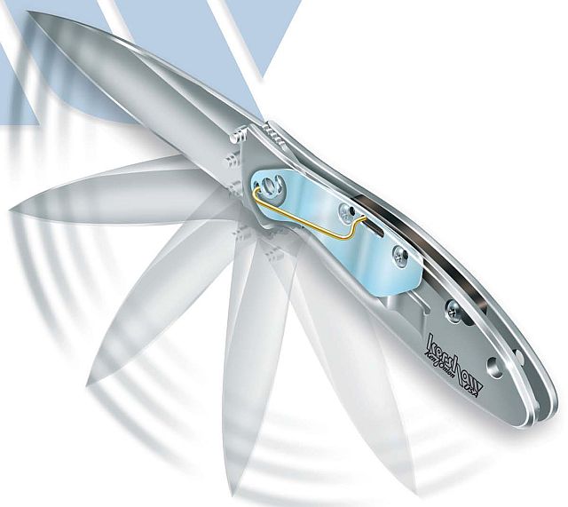 SpeedSafe это запатентованная система открытия складных ножей