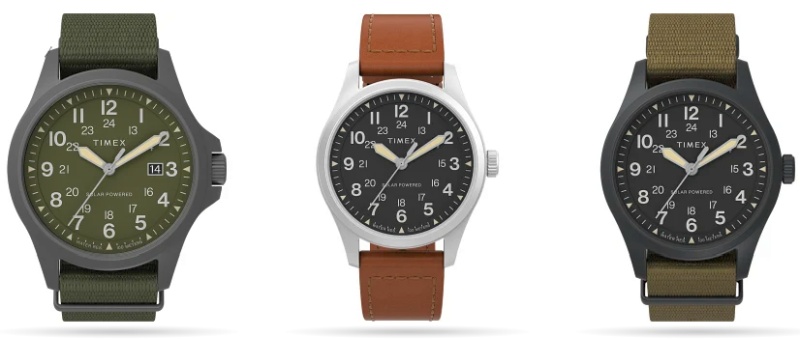Timex Expedition North Field Post Solar, часы с солнечной зарядкой аккумулятора для любителей активного отдыха