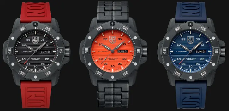 Luminox Master Carbon SEAL Automatic механические наручные часы с автоподзаводом и корпусом из углерода