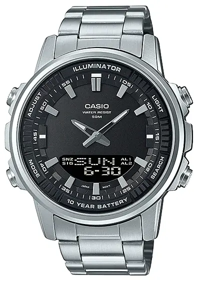 Casio AMW-880 наручные часы на каждый день с записной книжкой на 30 номеров телефонов