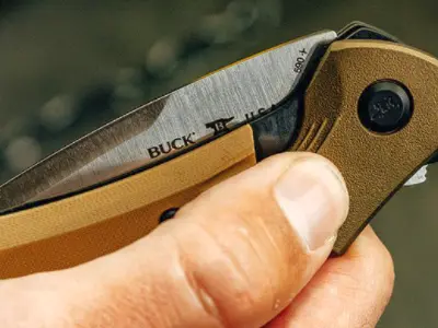 Buck Paradigm 590, складной нож с инновационным механизмом блокировки Buck Shift Mechanism