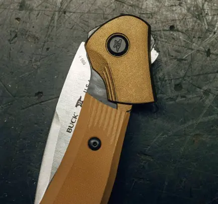 Buck Paradigm 590, складной нож с инновационным механизмом блокировки Buck Shift Mechanism
