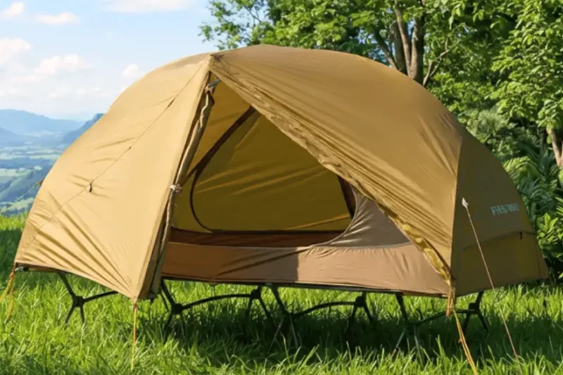Fire Maple Tropics 1 Person, легкий одномісний намет із можливістю встановлення на розкладачку.