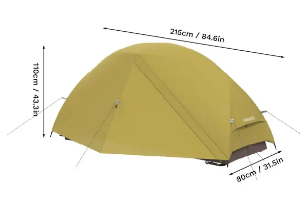 Основні характеристики одномісного намету Fire Maple Tropics 1 Person backpacking tent