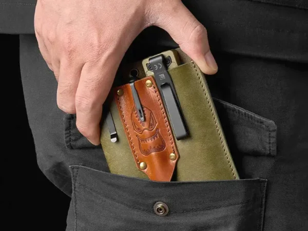 Основні характеристики шкіряного EDC-органайзера Oknife Osheath S1 3-in-1 Leather Sheath