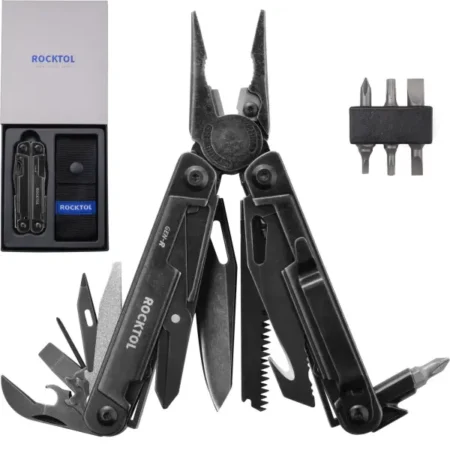 Основні характеристики мультитулу Rocktol GEN-R Retro Black Multitool