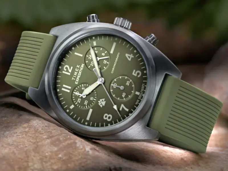 Годинник-хронограф Timex Expedition Capstone Chronograph для точного вимірювання коротких проміжків часу