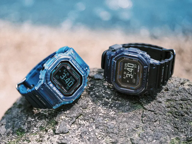 Наручний годинник Casio G-Shock G-LIDE GBX-H5600 з пульсоміром, крокоміром, відображенням припливів, відливів та фаз місяця