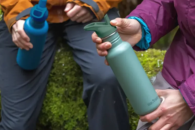 EDC-пляшка Klean Kanteen Classic 18oz Screaming Grizzly для міста та походів.
