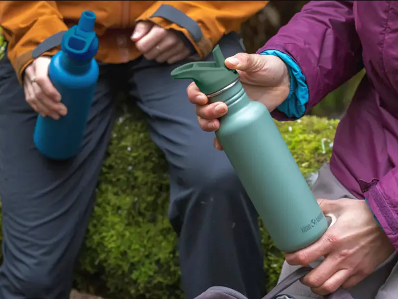 EDC-пляшка Klean Kanteen Classic 18oz Screaming Grizzly для міста та походів