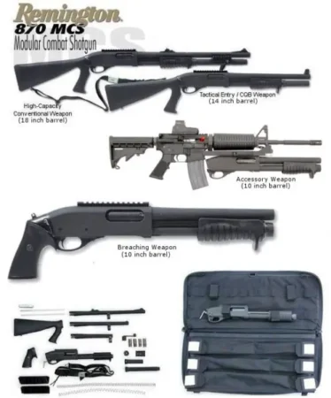 Змінні трубки магазину дозволяють Remington 870 MCS мати ємність магазину