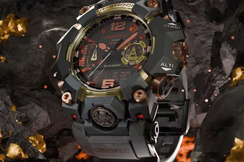 Casio G-Shock Mudmaster GWG-B1000MG-1A9 Magma, MTG-B4000 Black IP та GD-B300.