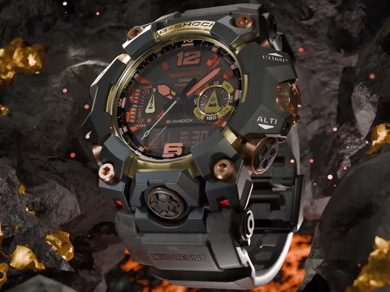 Casio G-Shock Mudmaster GWG-B1000MG-1A9 Magma, MTG-B4000 Black IP та GD-B300