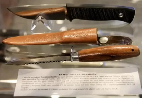 Fallkniven F1 був розроблений як ніж виживання для пілотів та членів екіпажів Військово-повітряних сил Швеції