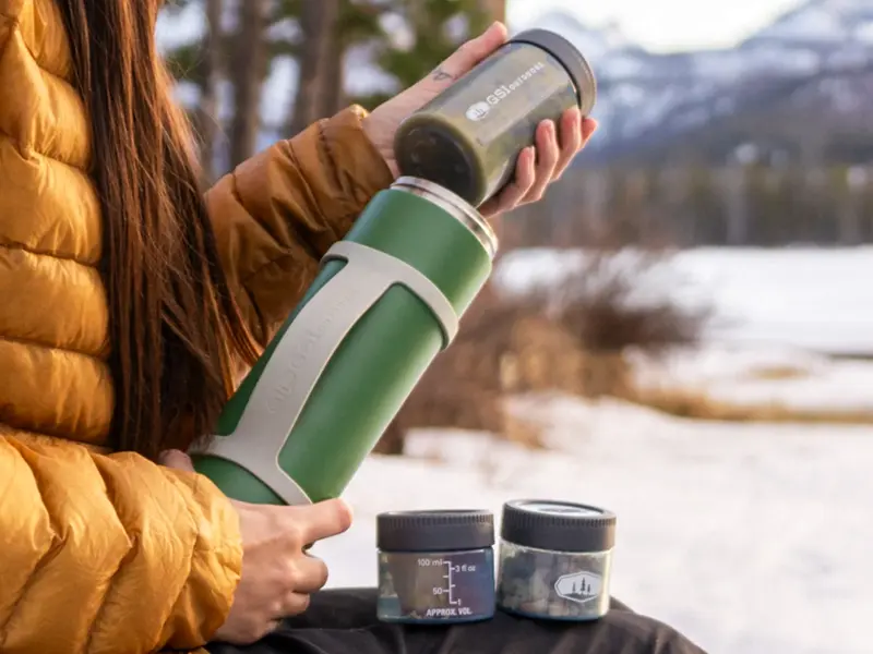 Термоконтейнер GSI Outdoors Glacier Insulated Travel Stack з герметичними ємностями для готових страв і напоїв