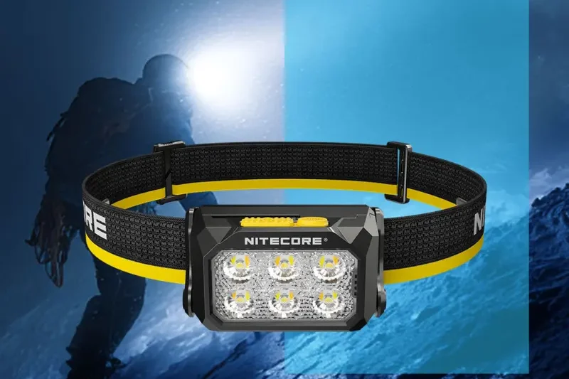 Всепогодний налобний ліхтар Nitecore HA29 UHE для екстремально холодних і високогірних умов.