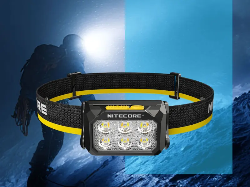 Всепогодний налобний ліхтар Nitecore HA29 UHE для екстремально холодних і високогірних умов