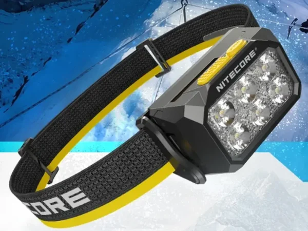 Режими та час роботи налобного ліхтаря Nitecore HA29 UHE від літій-іонного акумулятора Nitecore HLB2500