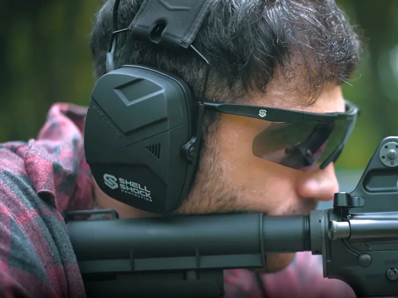 Активні навушники Shellshock Protection EXO Pro Elite для захисту слуху під час стрільби
