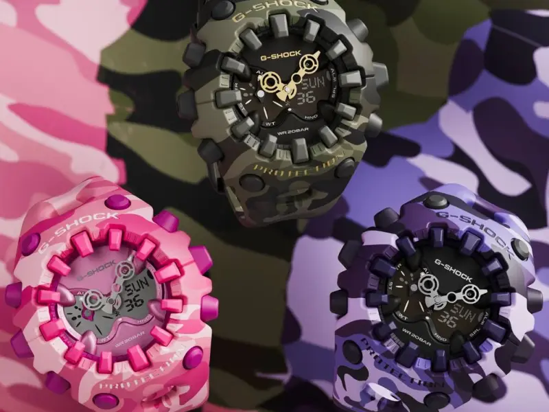 Нові годинники G-Shock серій ICERC, Surfrider Foundation JP, GST-B1000BD, Camo and Gold, Luxe Black 2100