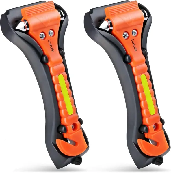 Аварійно-рятувальний інструмент Luxtude Car Window Breaker and Seatbelt Cutter