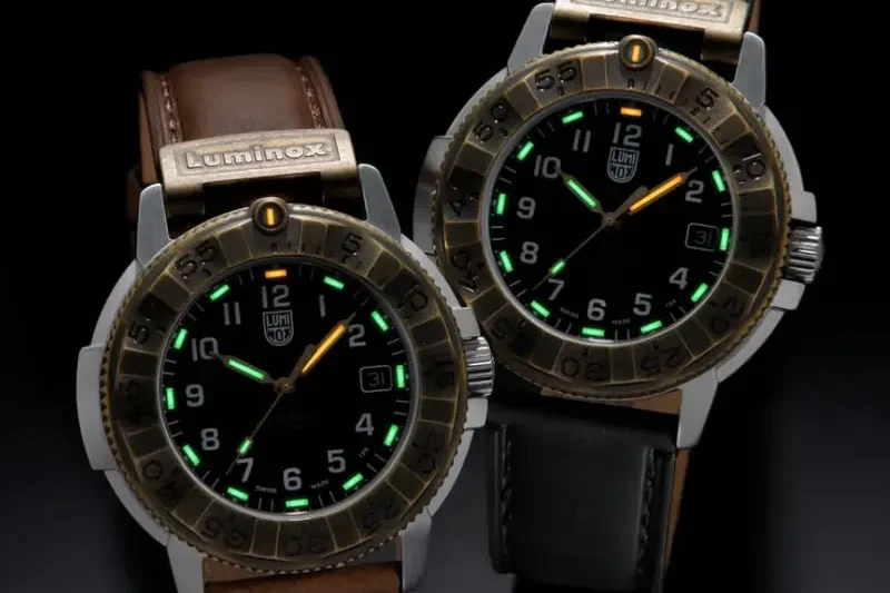 Наручний годинник для експедицій Luminox Adventure Watch із підсвічуванням циферблата за технологією Luminox Light Technology.