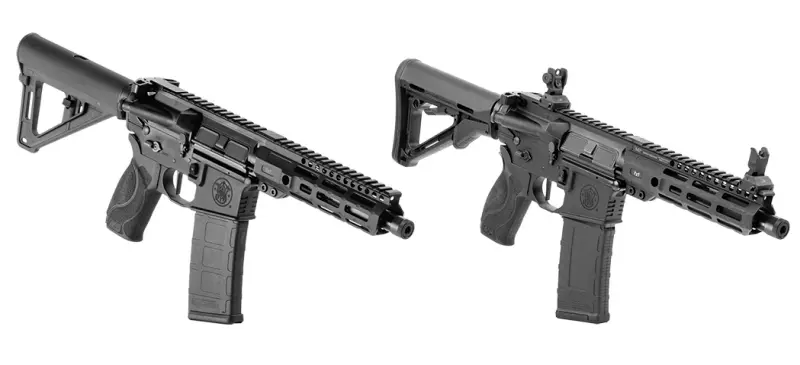 Основні відмінності компактних гвинтівок Smith & Wesson M&P 15 AXE Pistol та M&P 15 AXE SBR