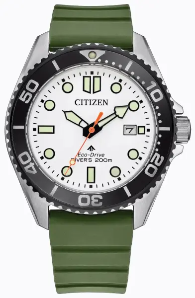 Наручний годинник для дайвінгу Citizen Promaster Dive Perforated Strap